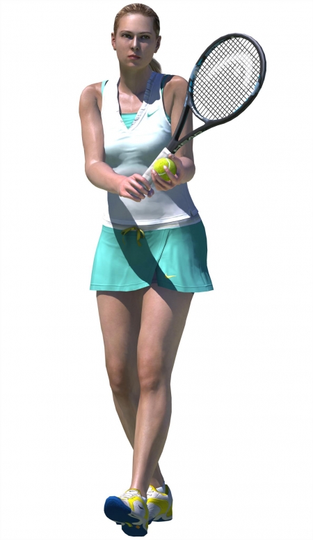 Модели теннисистов в Virtua Tennis 4 PS Vita 