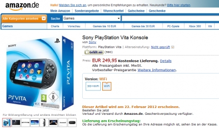 Как заказать PS Vita на Amazon.de? Подробная инструкция по покупке PS Vita на Amazon.de