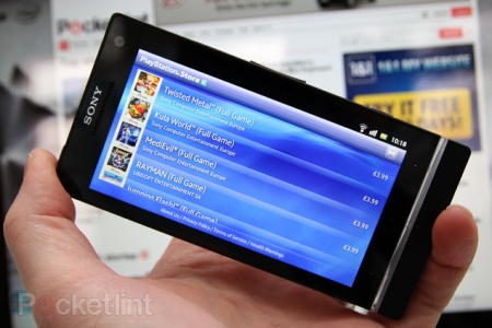 Смартфон Sony Xperia S получил поддержку PlayStation Store